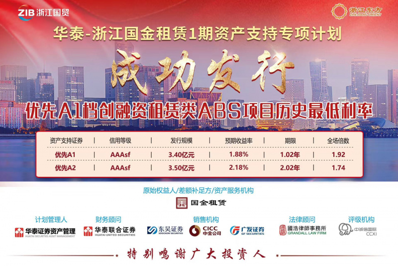 創(chuàng)同類產(chǎn)品歷史新低！浙江東方旗下國金租賃ABS成功發(fā)行.jpg